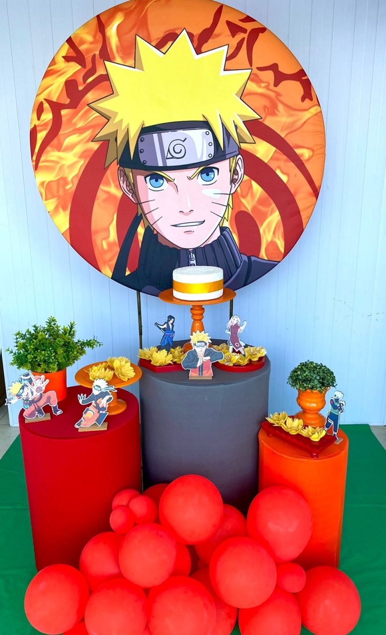 Kit Infantil Mini Cenário  Naruto  - Loja Lepetit Locação