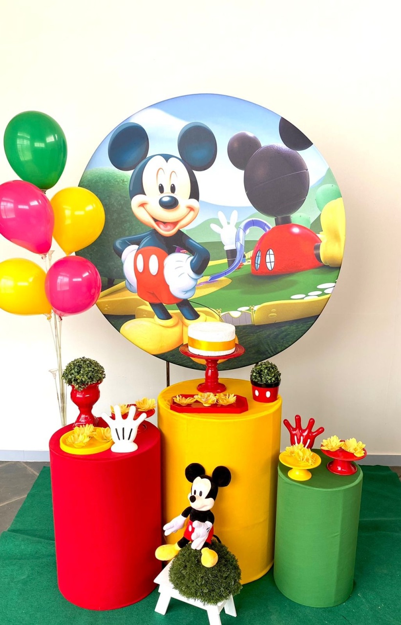 Kit Infantil Mini Cenário Mickey - Loja Lepetit Locação