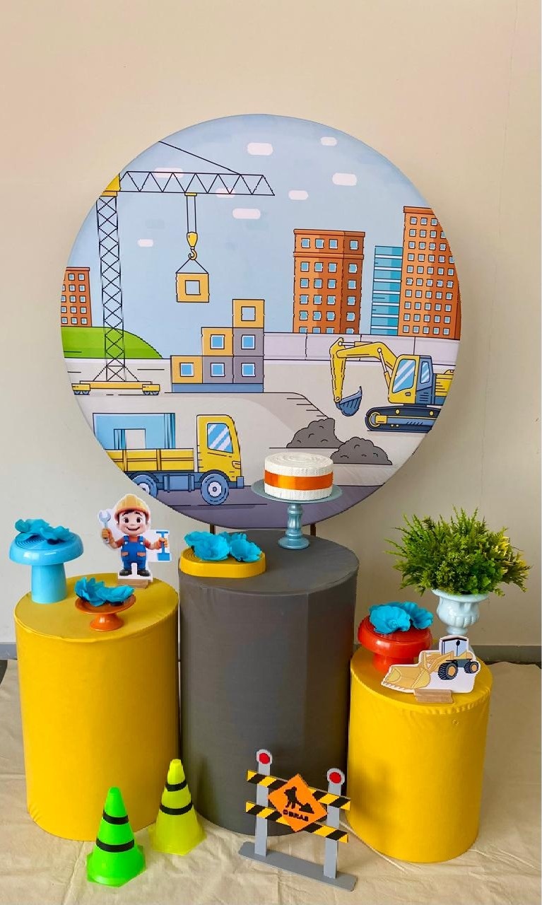 Kit Infantil Celebrar Construção  - Loja Lepetit Locação