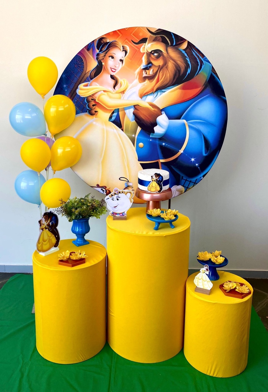 Kit Infantil Mini Cenário Bela E A Fera - Loja Lepetit Locação