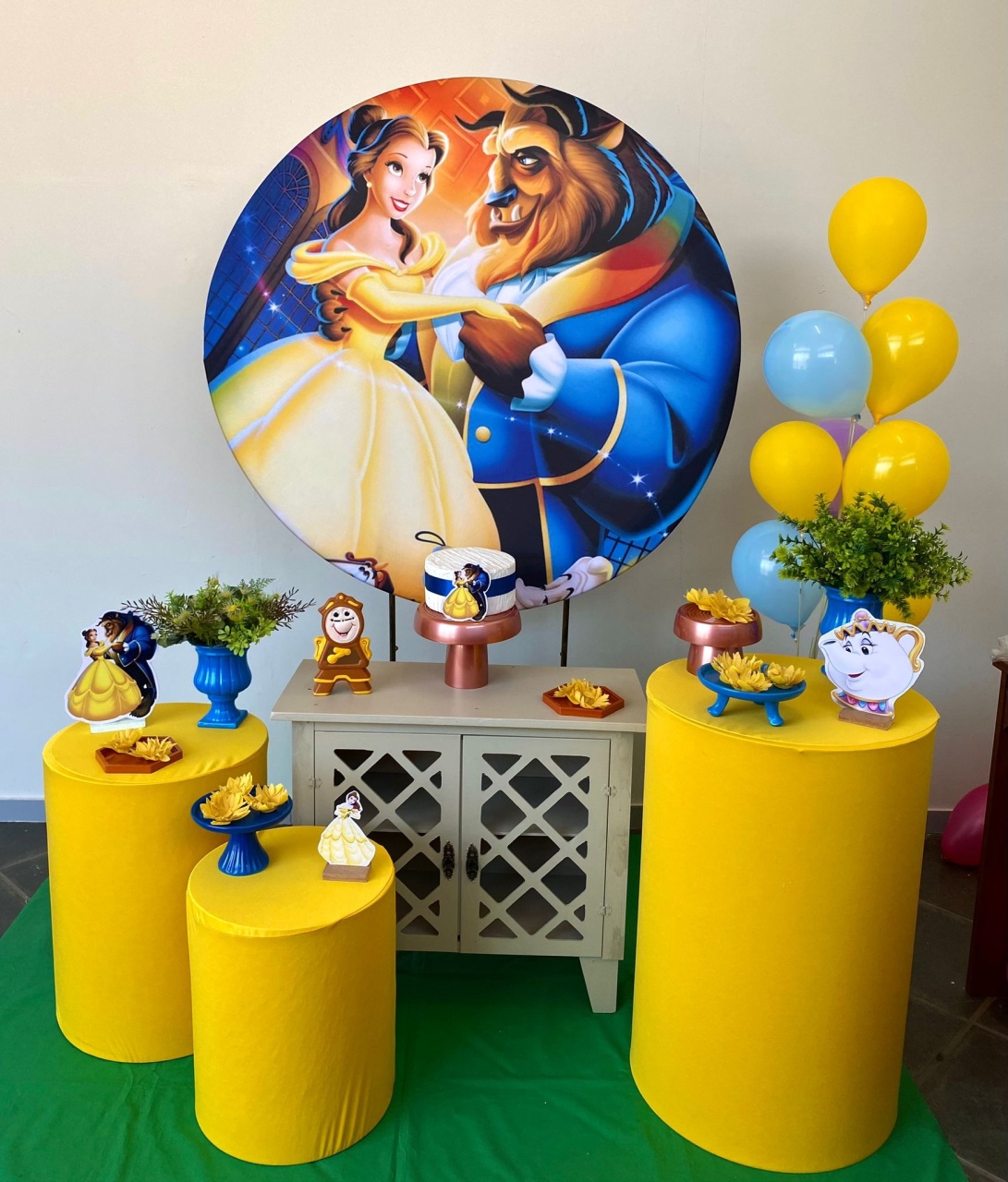 Kit Infantil Mini Party Bela E A Fera - Loja Lepetit Locação