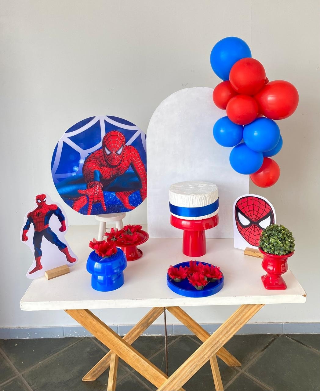 Kit Festa Na Mesa Homem Aranha  - Loja Lepetit Locação