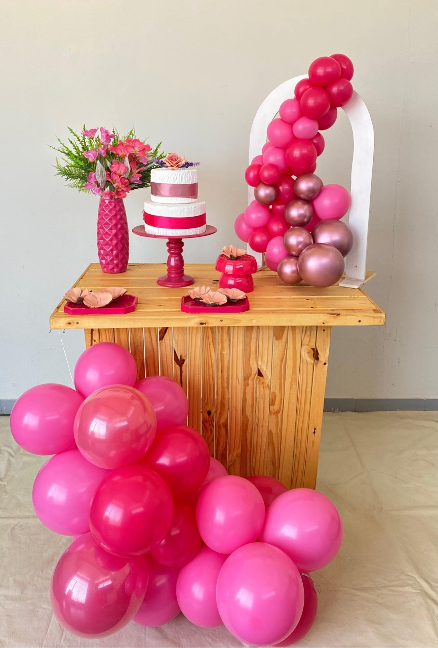 Kit Adulto Festa Na Mesa Pink - Loja Lepetit Locação