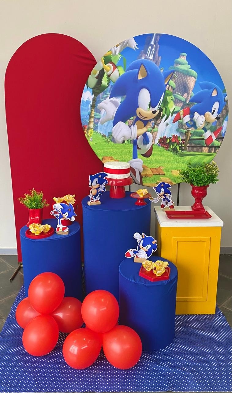 Kit Infantil Party  Sonic - Loja Lepetit Locação