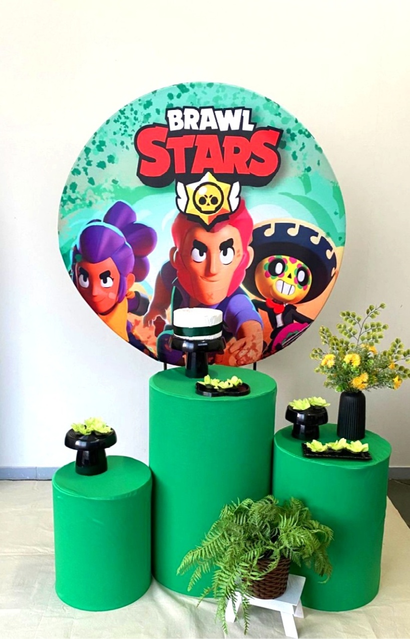 Kit Infantil Mini Cenário Braw Star  - Loja Lepetit Locação