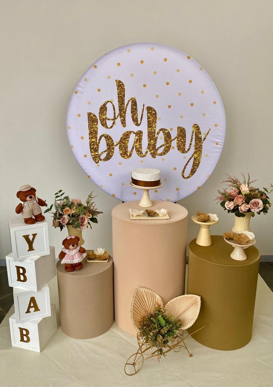 Kit Chá Revelação Celebrar  Oh Baby - Loja Lepetit Locação