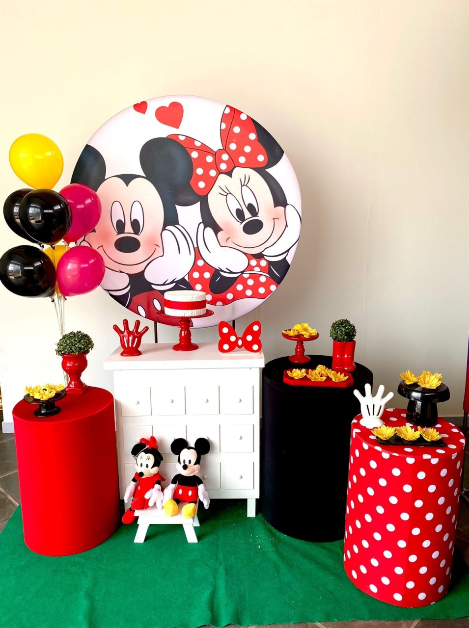 Kit Infantil Mini Party Minnie E Mickey  - Loja Lepetit Locação