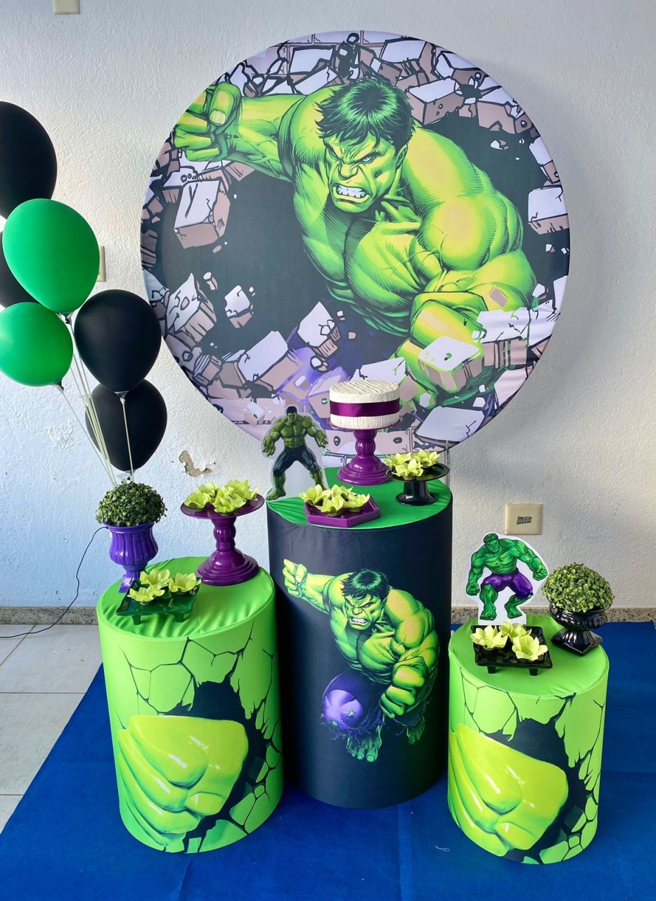 Kit Infantil Celebrar Hulk - Loja Lepetit Locação