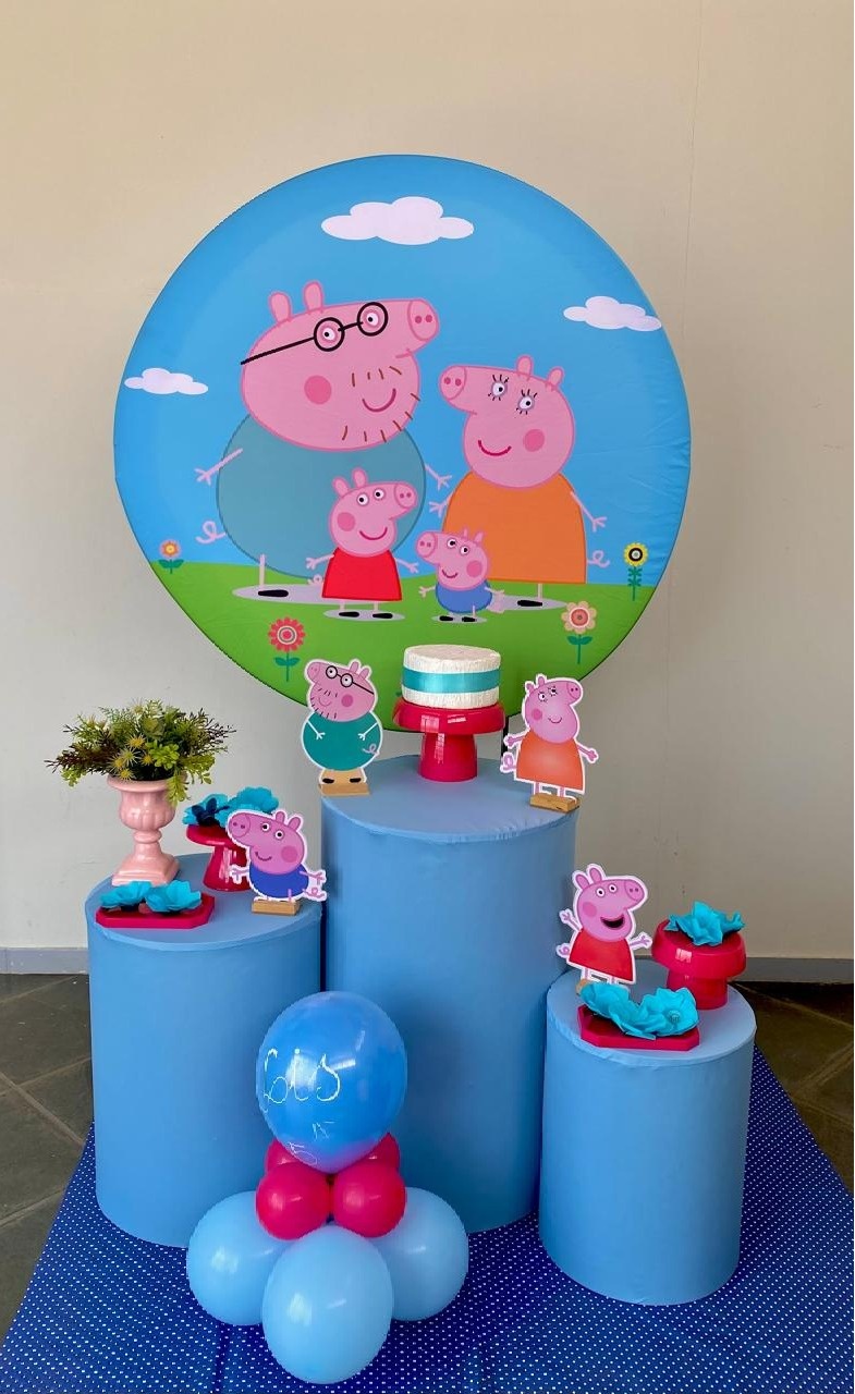 Kit Infantil Mini Cenário Peppa  - Loja Lepetit Locação