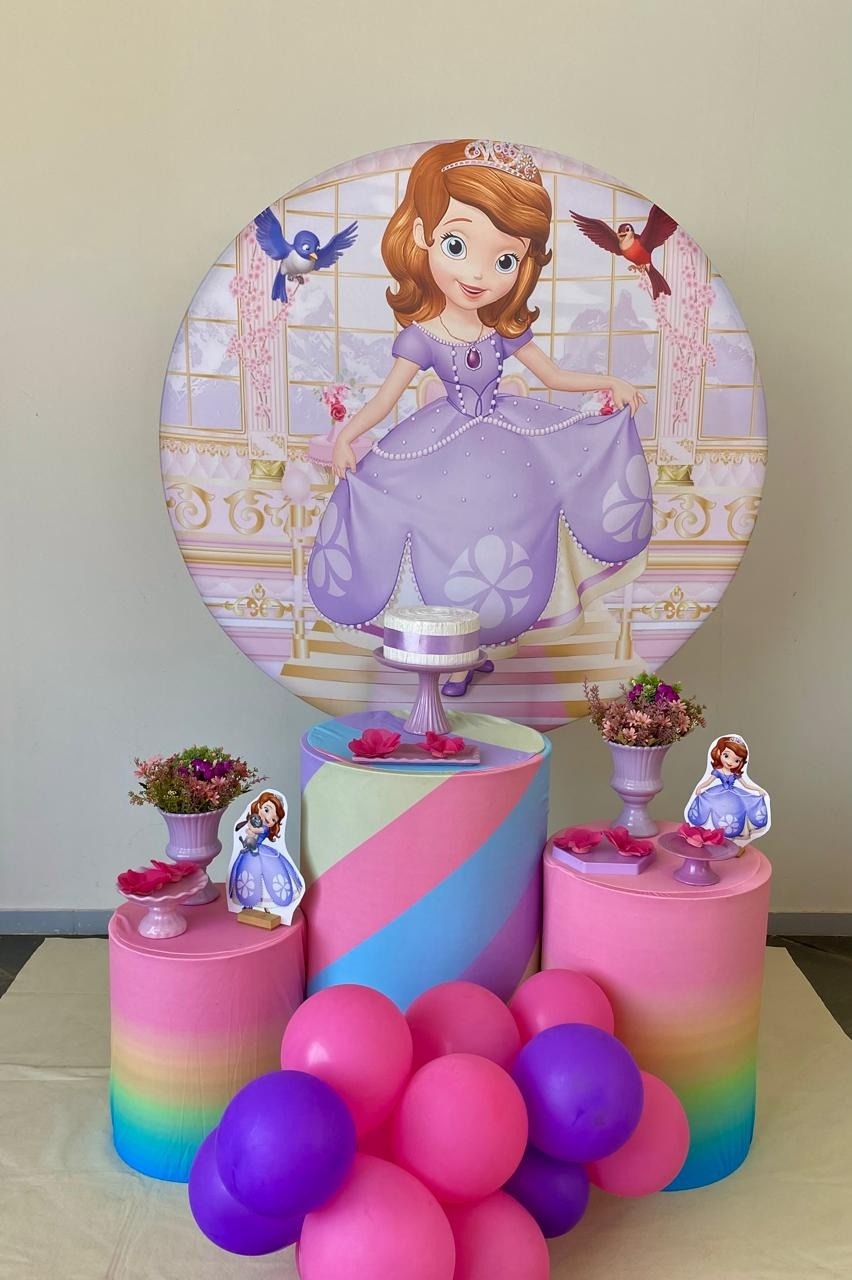 Kit Infantil  Mini Cenário Princesa Sofia  - Loja Lepetit Locação