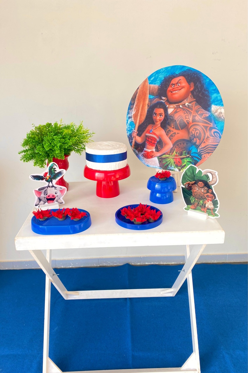 Kit Infantil  Festa Na Mesa Moana   - Loja Lepetit Locação