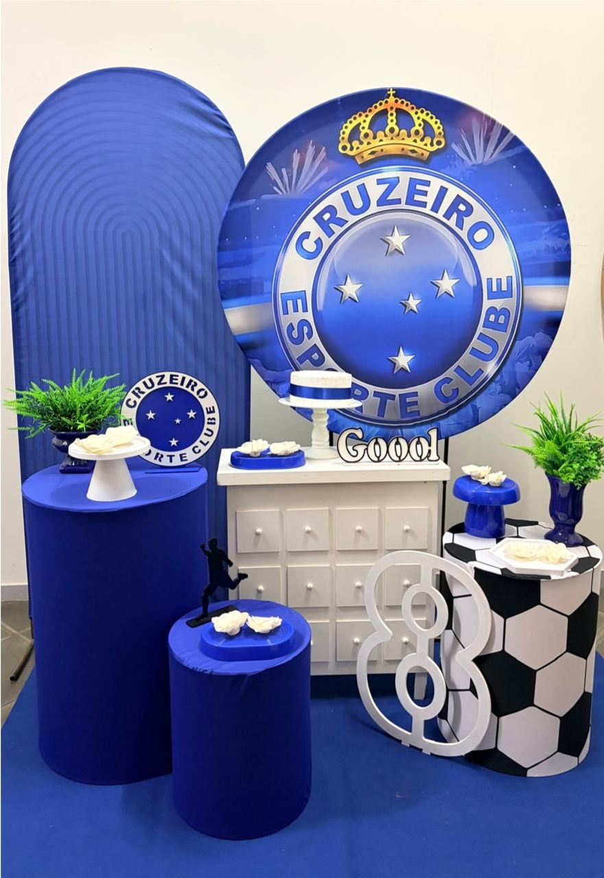 Kit Infantil / Adulto Party Cruzeiro - Loja Lepetit Locação