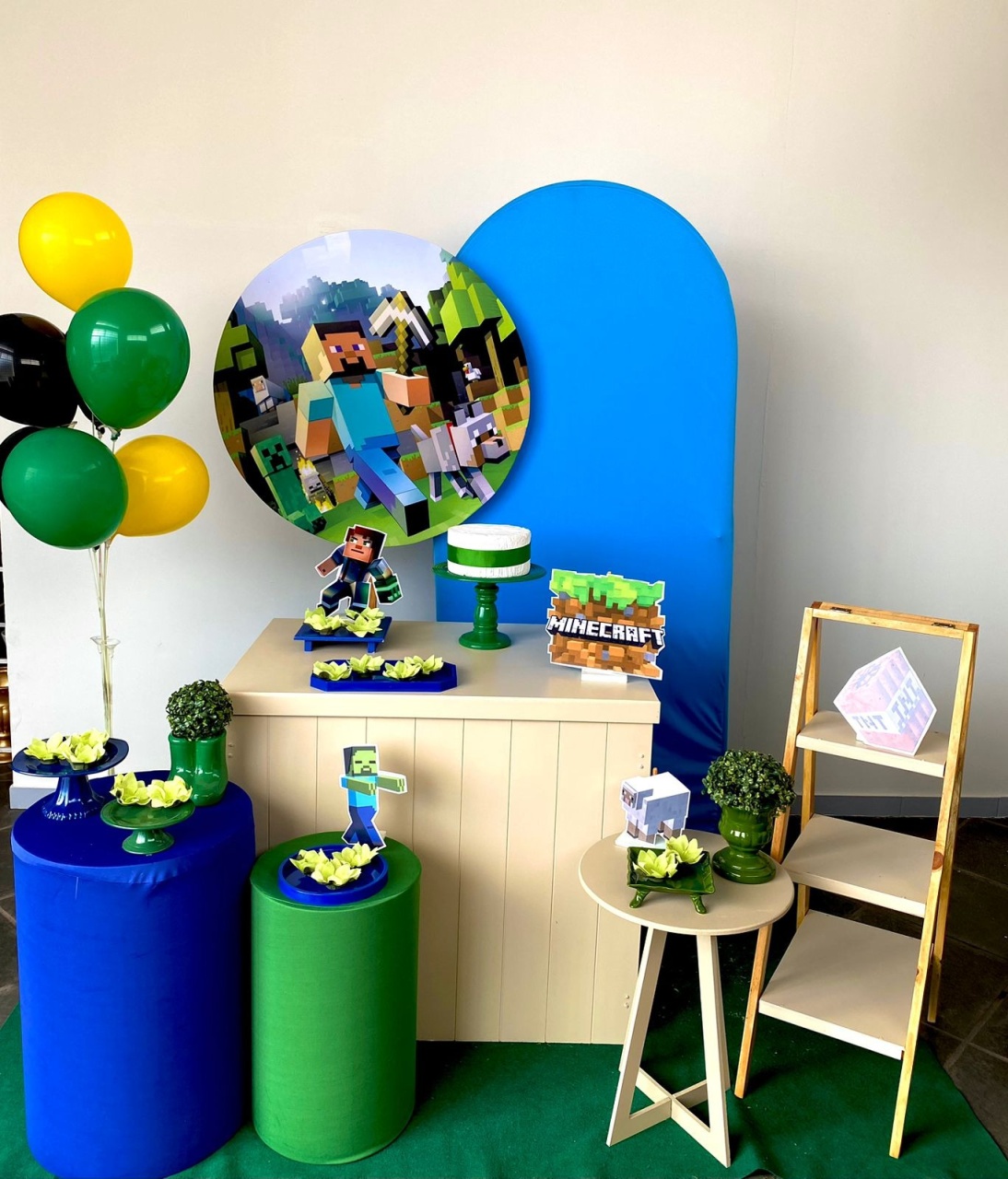 Kit Infantil Party  Minecraft   - Loja Lepetit Locação