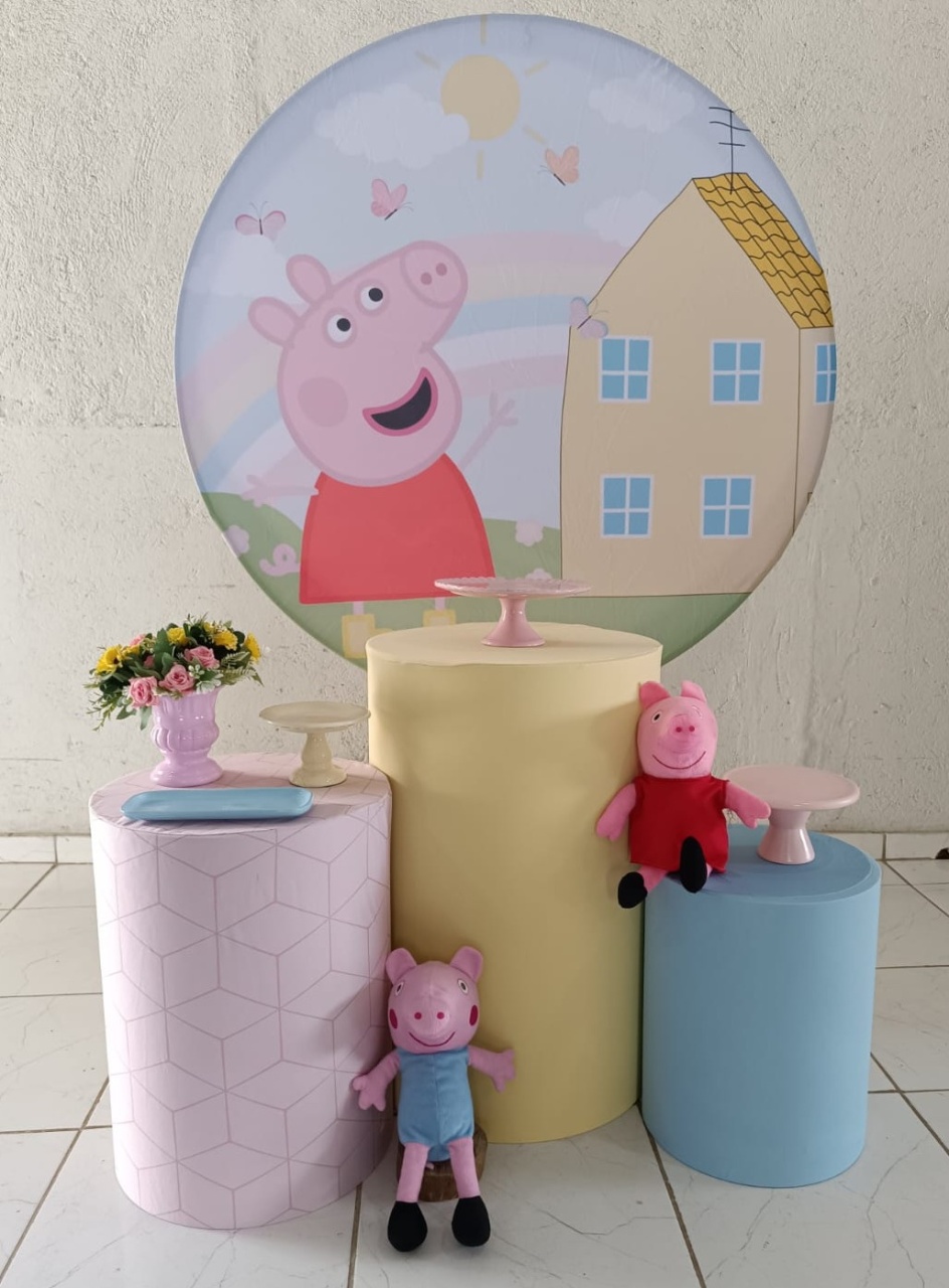 Kit Prata Peppa  - Natália Locações 