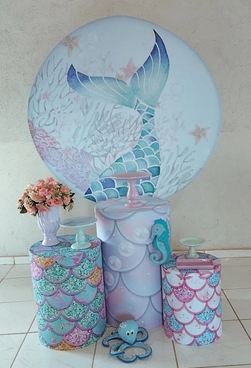 Kit Prata Sereia  - Natália Locações 