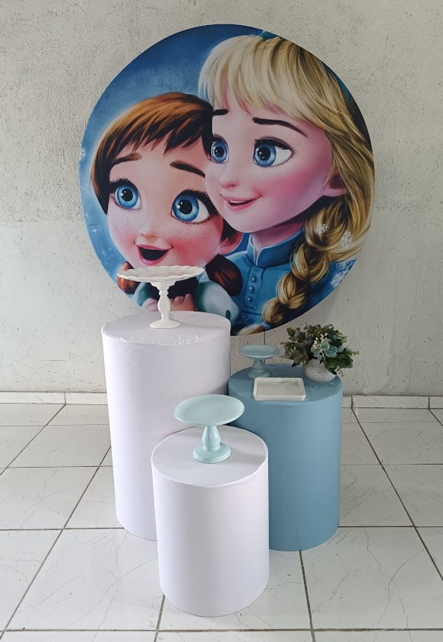 Kit Prata Frozen  - Natália Locações 