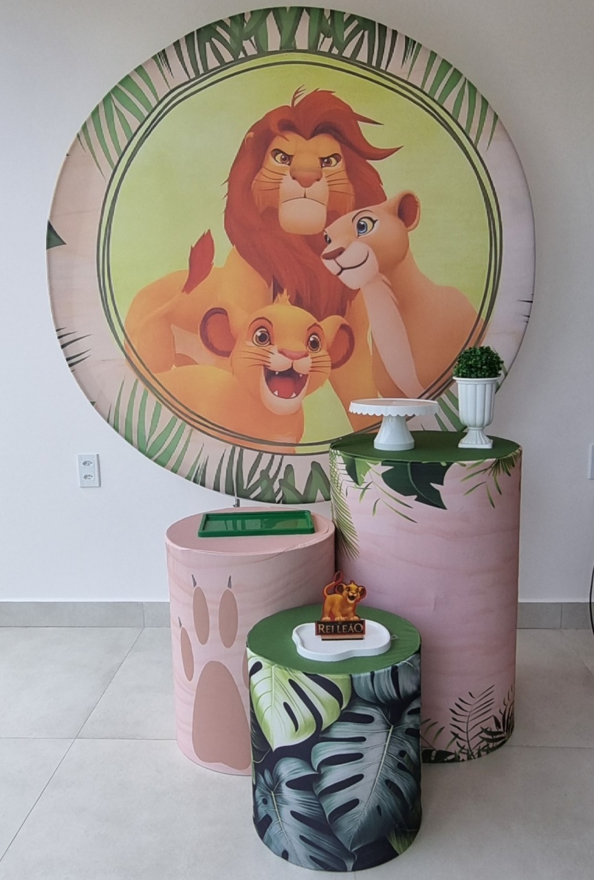 Painel O Rei Leao - P2DOCESEFESTAS