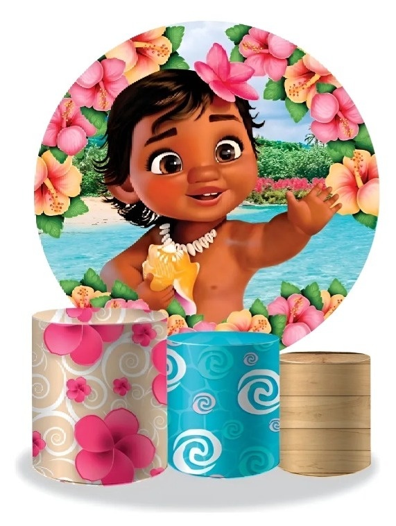 Painel Moana Babay 1,50Mt - P2DOCESEFESTAS
