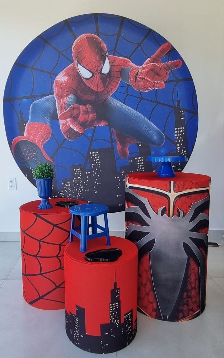 Painel Homem Aranha - P2DOCESEFESTAS