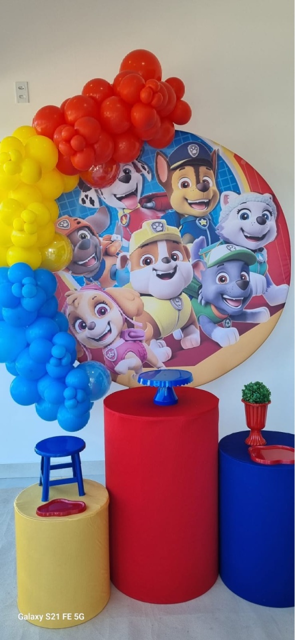 Painel Patrulha Canina - P2DOCESEFESTAS
