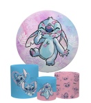 Painel Stitch Rosa  - imagem 1