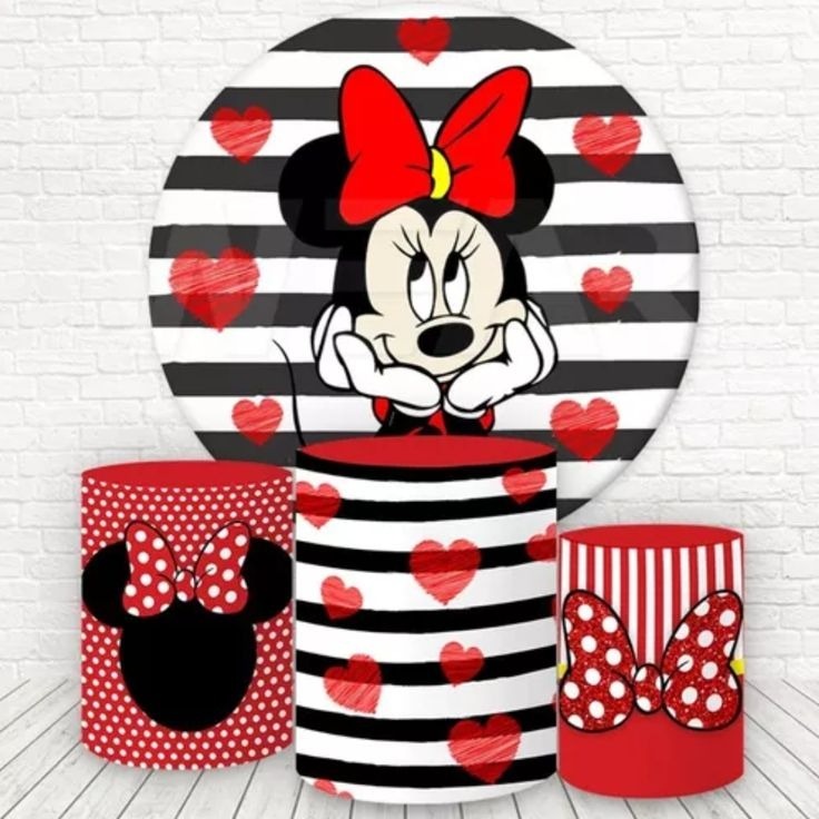 Painel Minnie Vermelha - P2DOCESEFESTAS