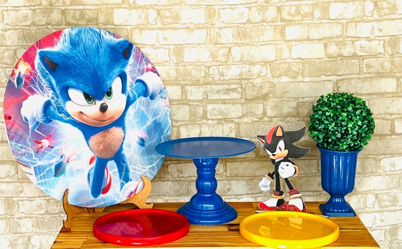 Kit de Mesa Mo - Sonic - Mil Encantos pegue e monte