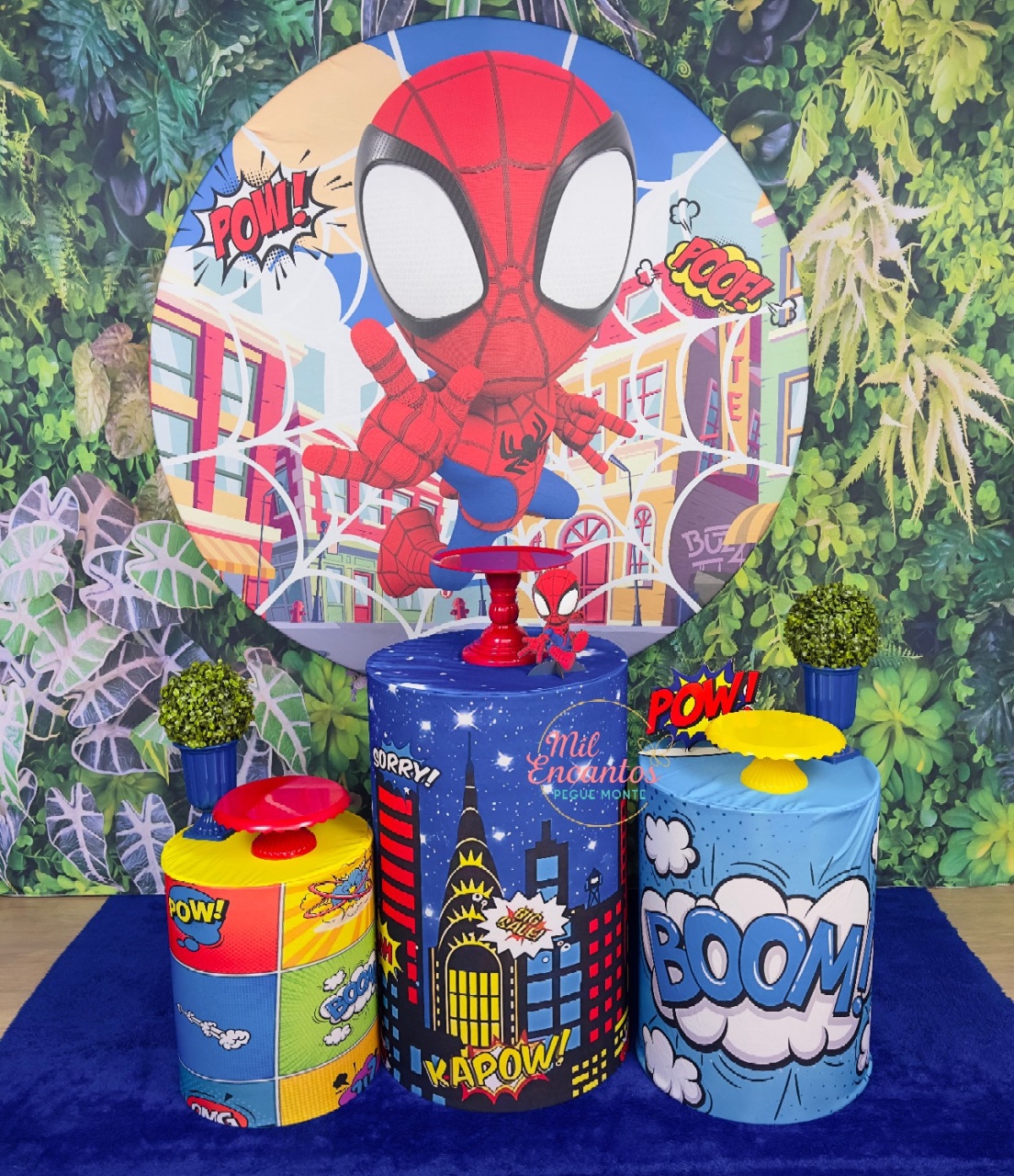 Kit Padrão - Homem Aranha Cute  - Mil Encantos Pegue e monte