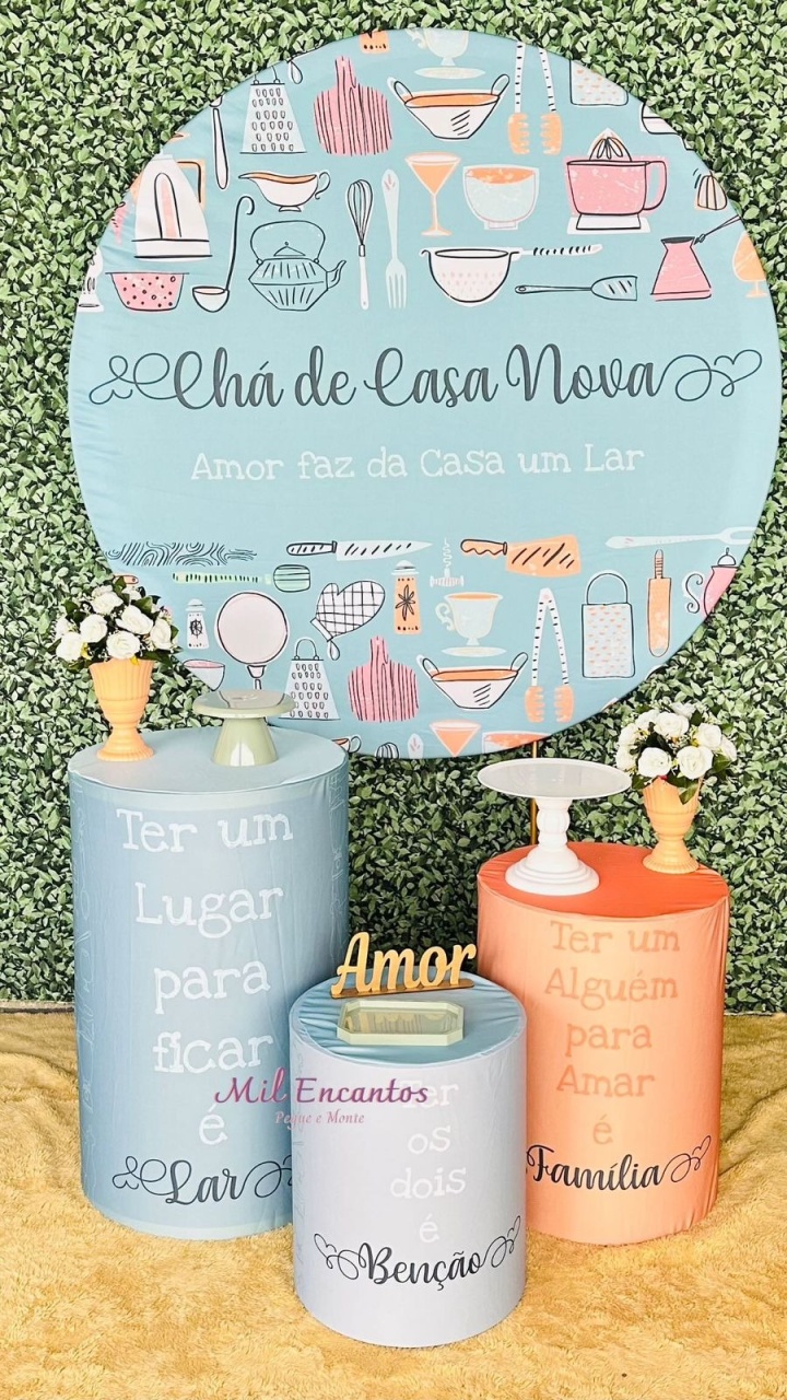 Kit Padrão - Chá de Casa Nova - Mil Encantos Pegue e monte