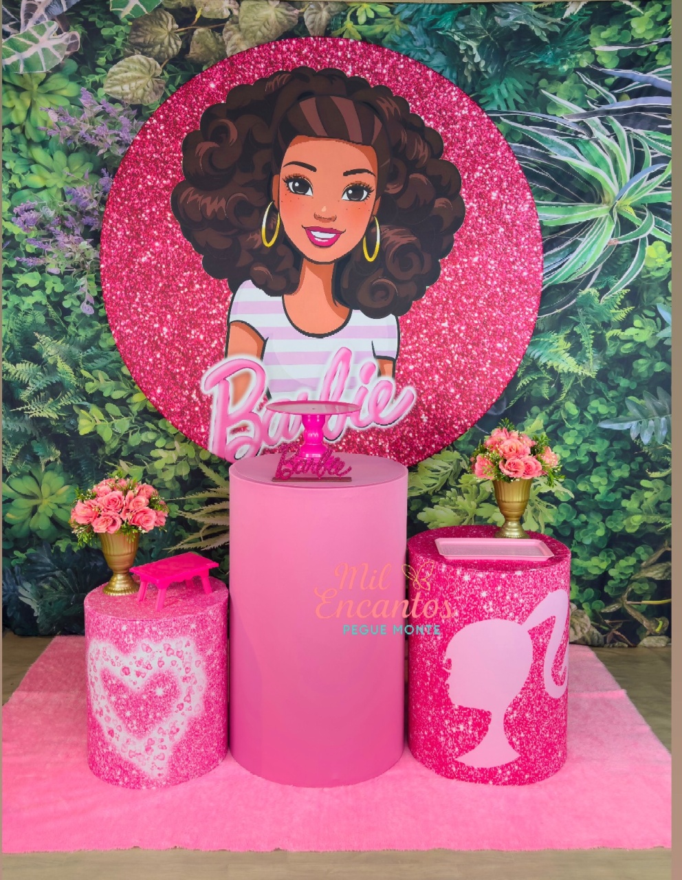Kit Padrão - Barbie Afro - Mil Encantos Pegue e monte