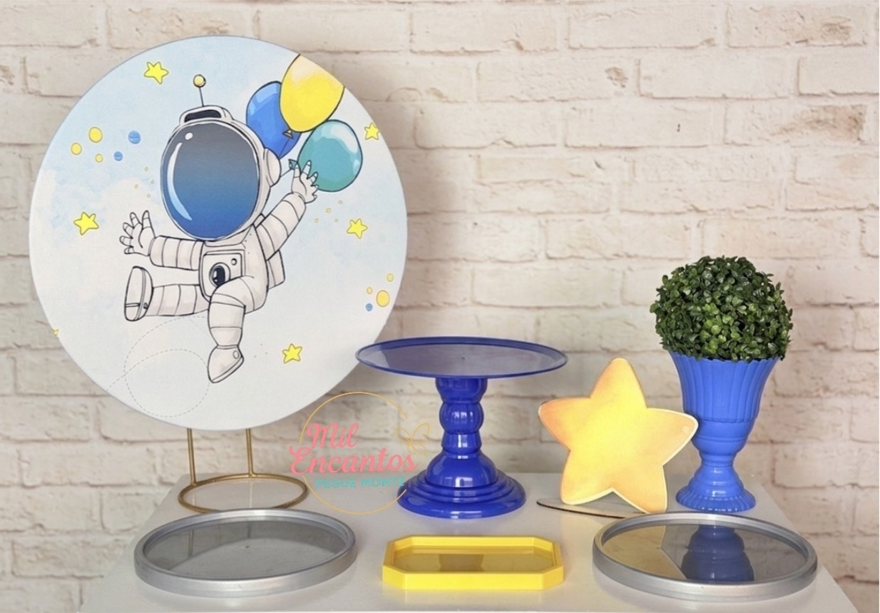 Kit de Mesa Mo - Astronauta - Mil Encantos pegue e monte