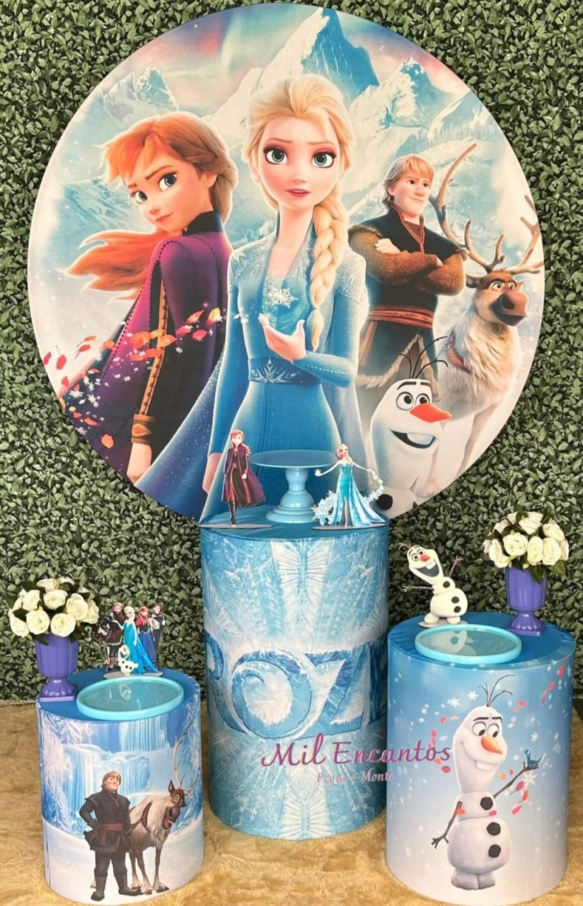 Kit Padrão - Frozen - Mil Encantos Pegue e monte