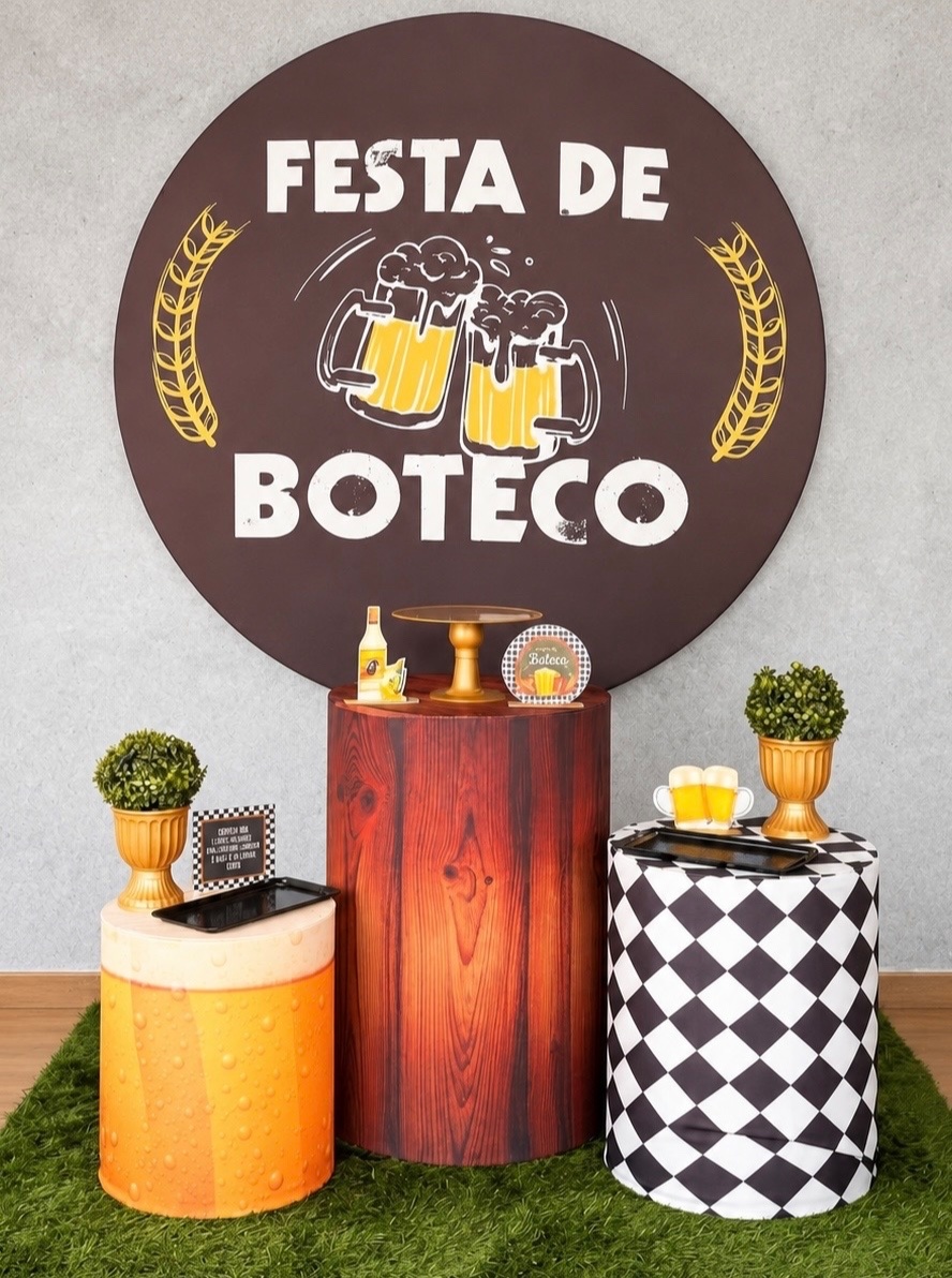 Boteco Xadrez - Kit Padrão - Mil Encantos pegue e monte