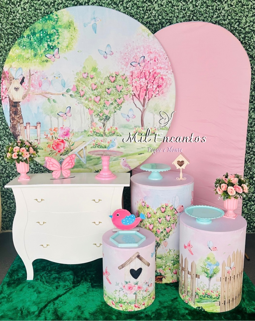 Kit Inspiração -  Jardim Encantado  - Mil Encantos Pegue e monte