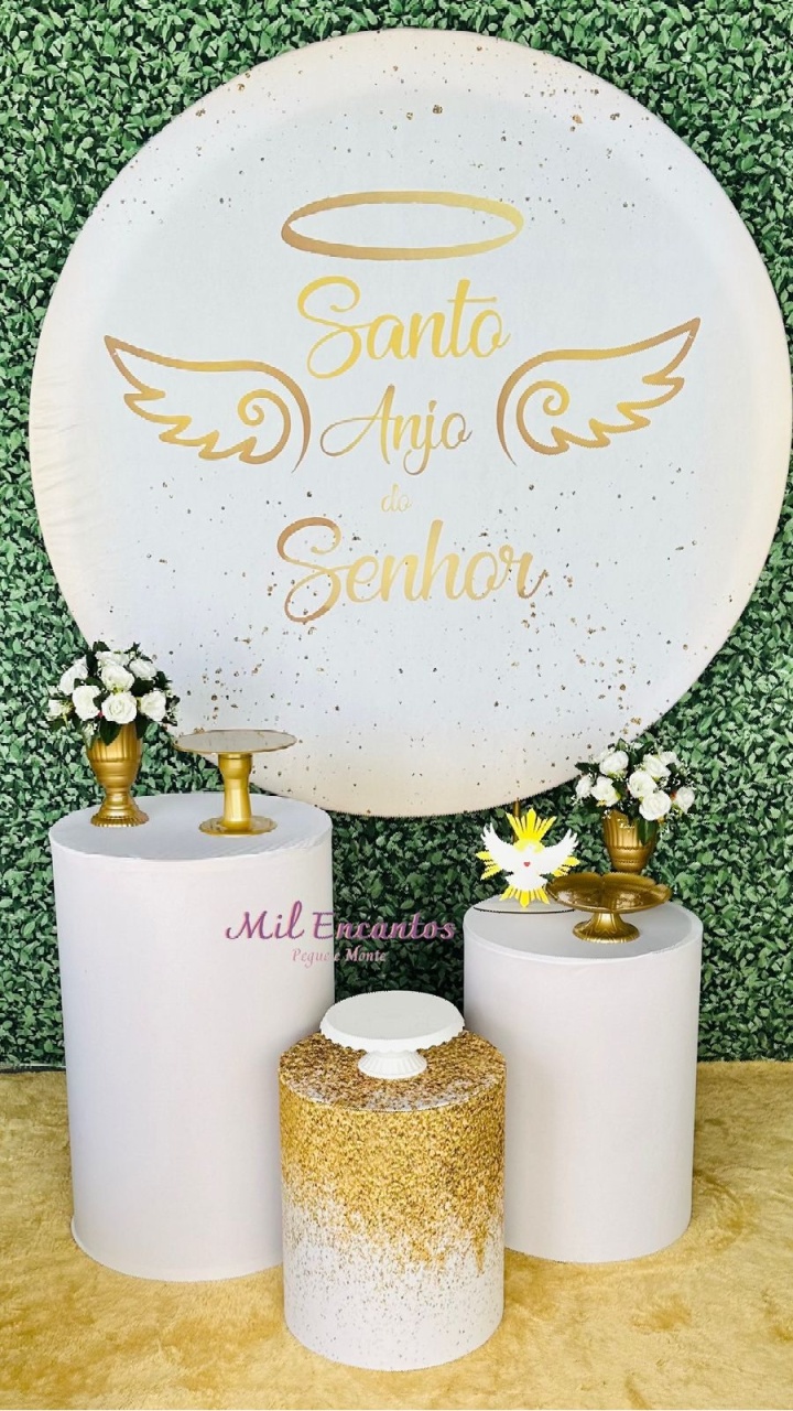 Kit Padrão - Batizado - Santo - Mil Encantos Pegue e monte
