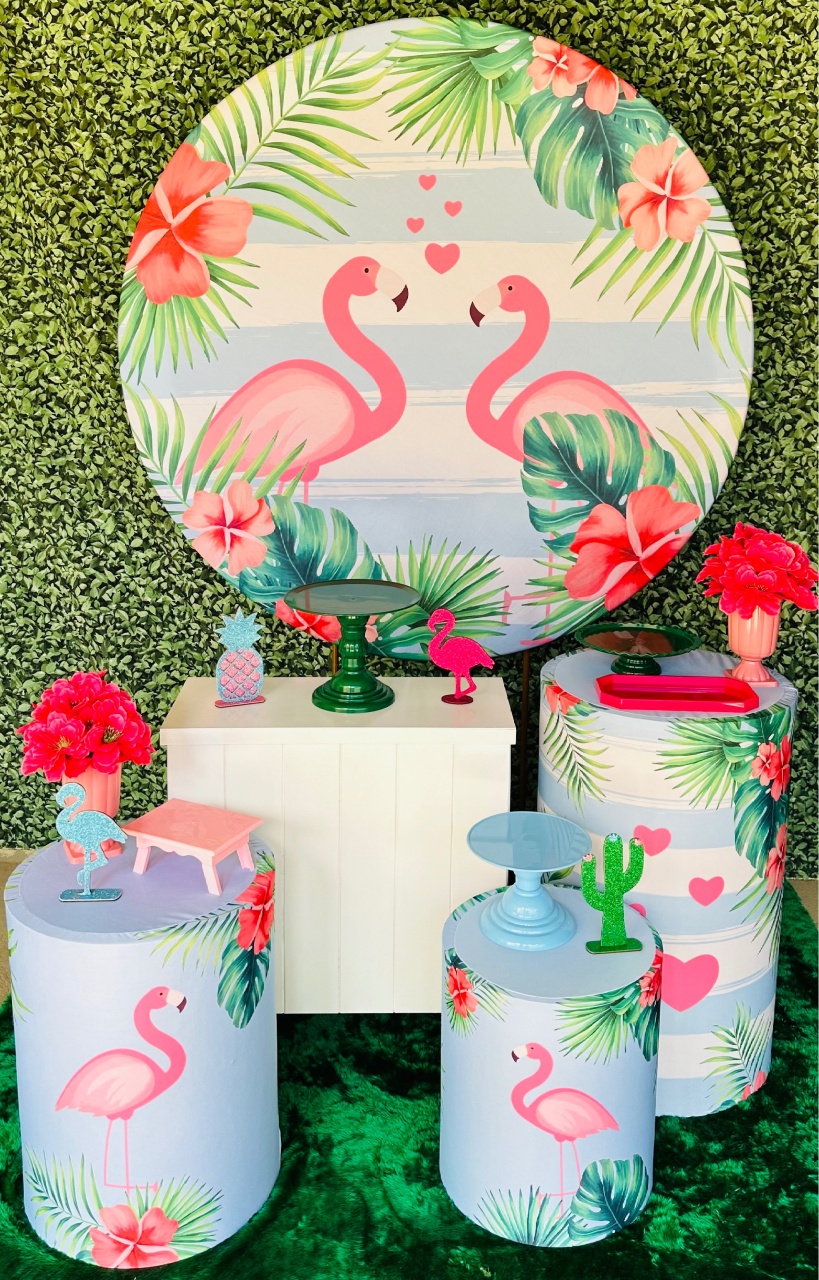 Kit Inspiração -   Flamingo - Mil Encantos Pegue e monte