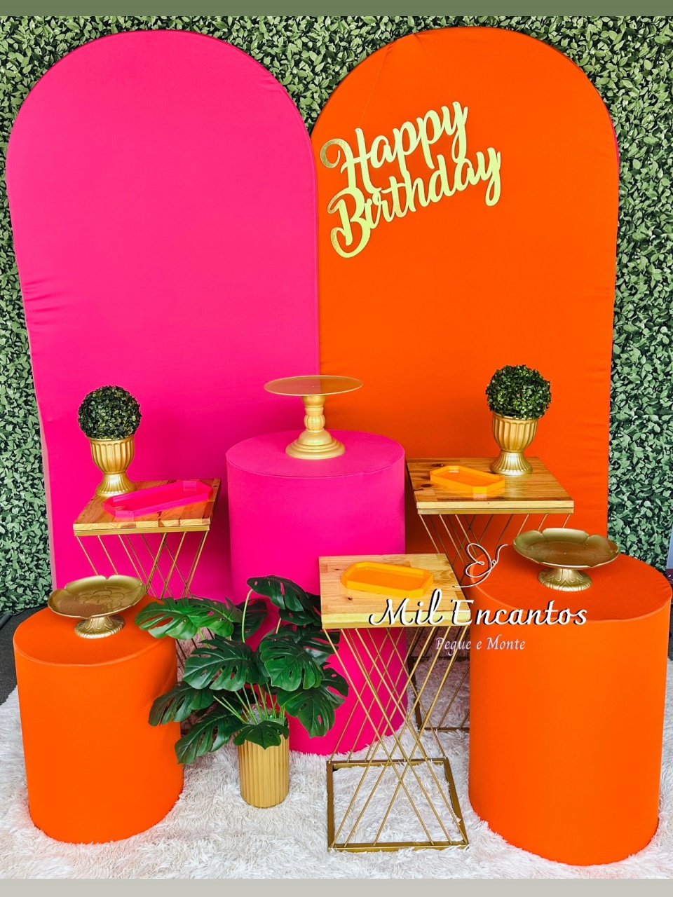 Kit Inspiração - Pink/Laranja - Mil Encantos Pegue e monte