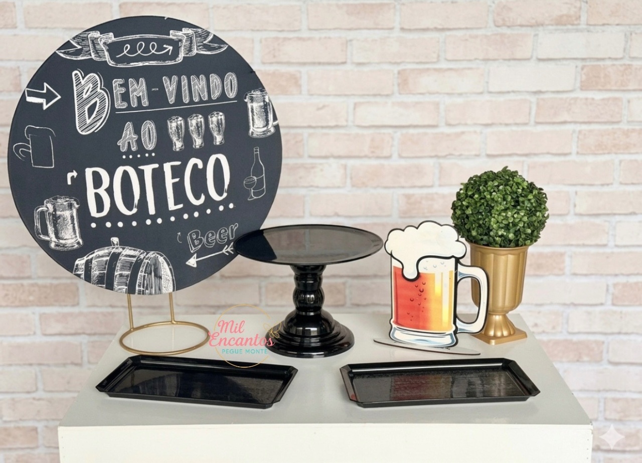 Kit Mesa - Boteco - Mil Encantos Pegue e monte
