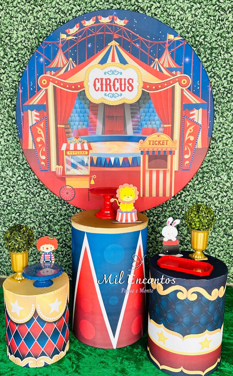 Kit Padrão - Circo - Mil Encantos Pegue e monte