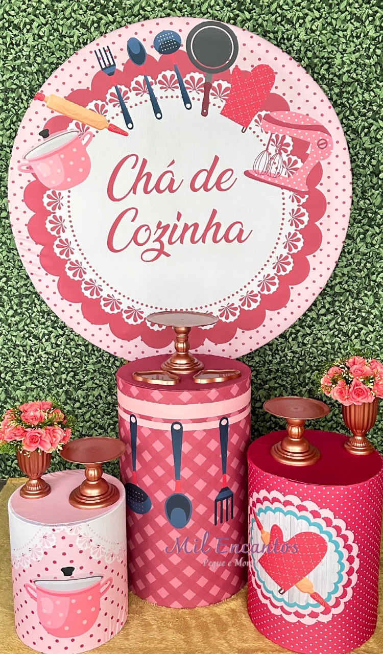 Kit Padrão - Chá de Panela/ Cozinha - Mil Encantos Pegue e monte