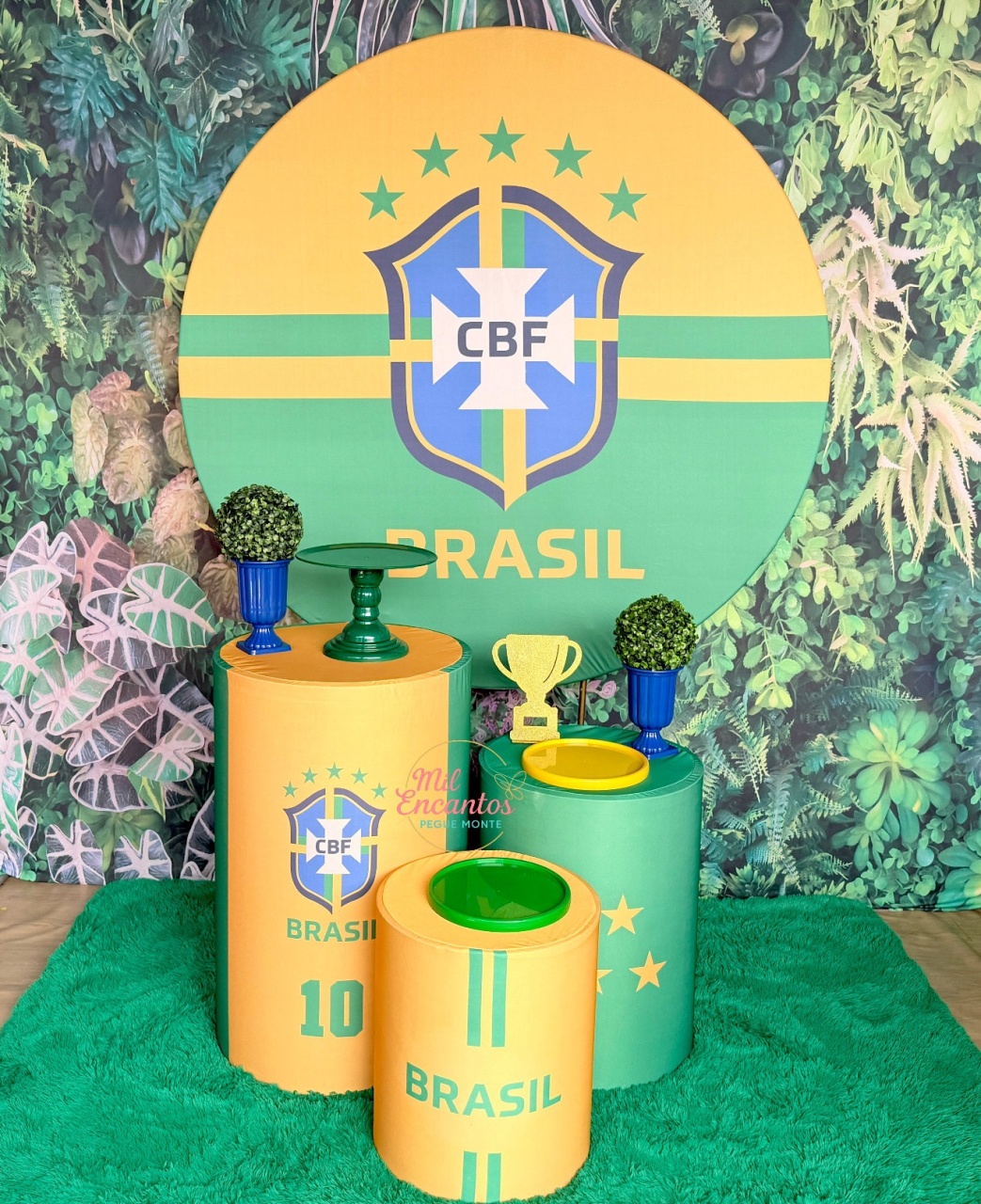 Kit Padrão - Brasil (Cbf) - Mil Encantos Pegue e monte