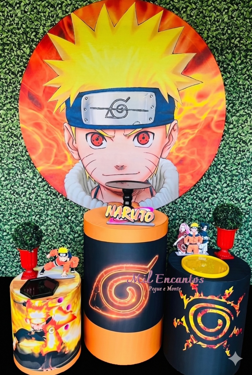 Naruto - Kit Padrão - Mil Encantos pegue e monte
