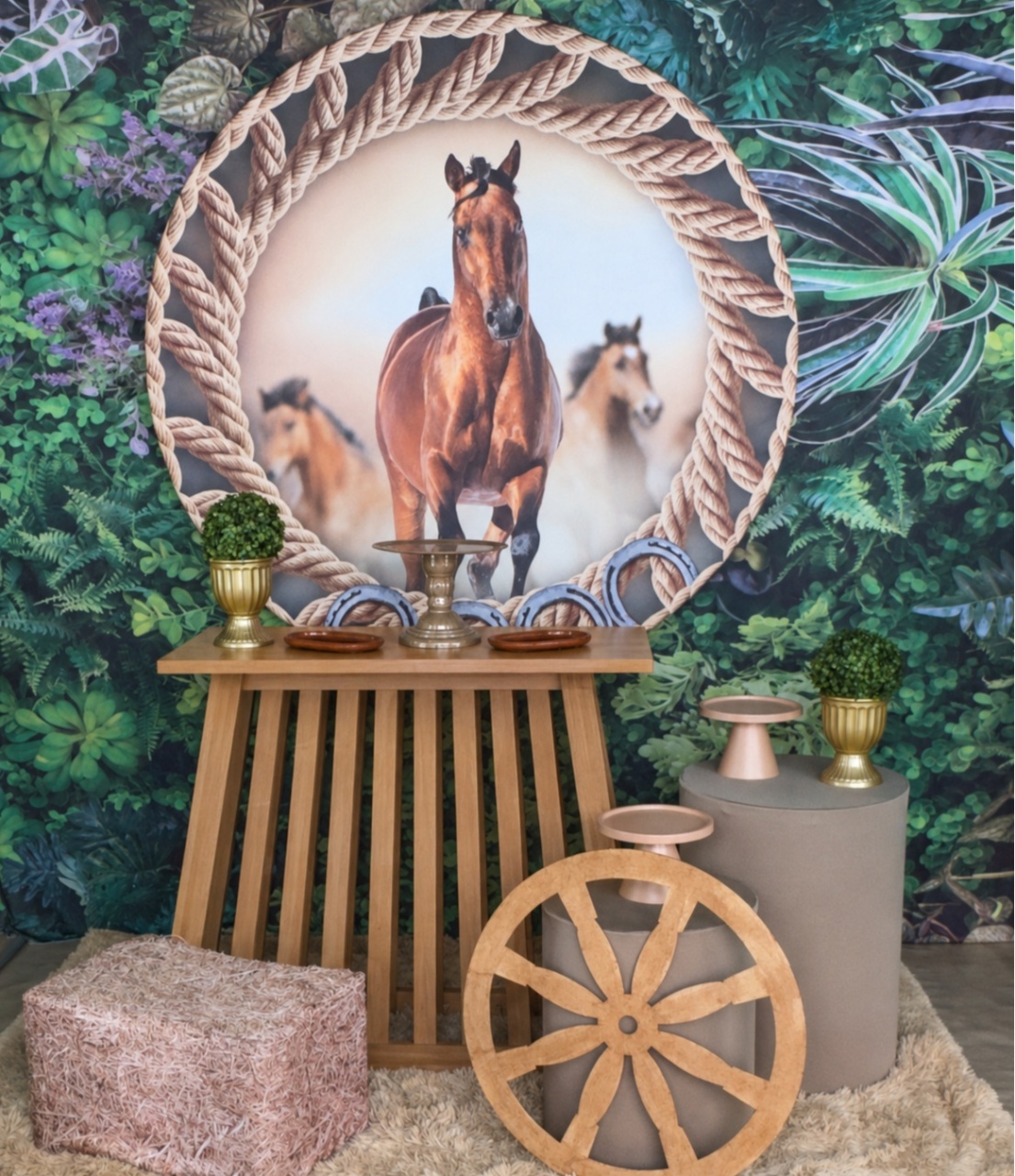 Cavalo Rústico - Kit Inspiração - Mil Encantos pegue e monte
