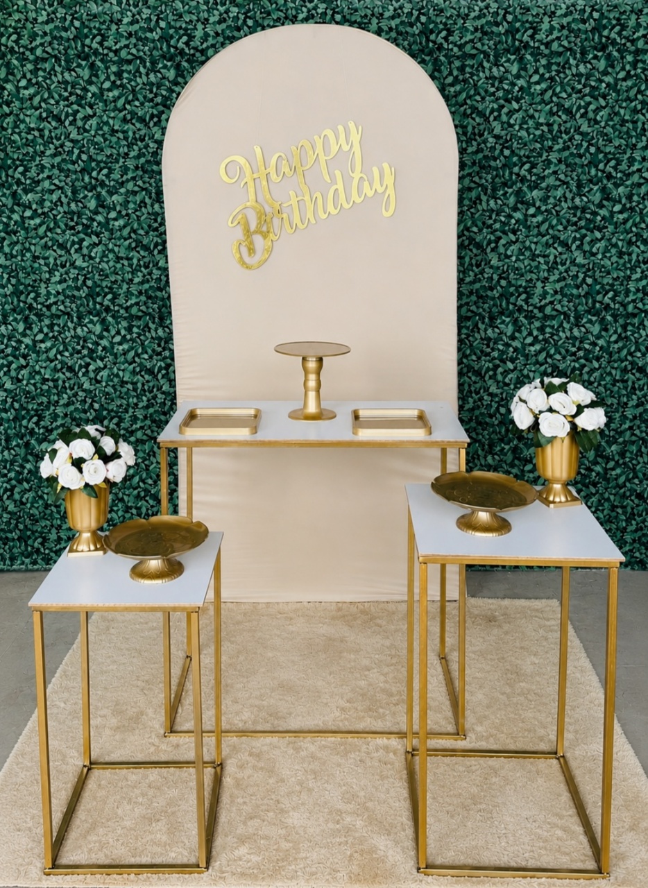 Creme /Mesa Branca - Happy - Kit Premium - Mil Encantos pegue e monte
