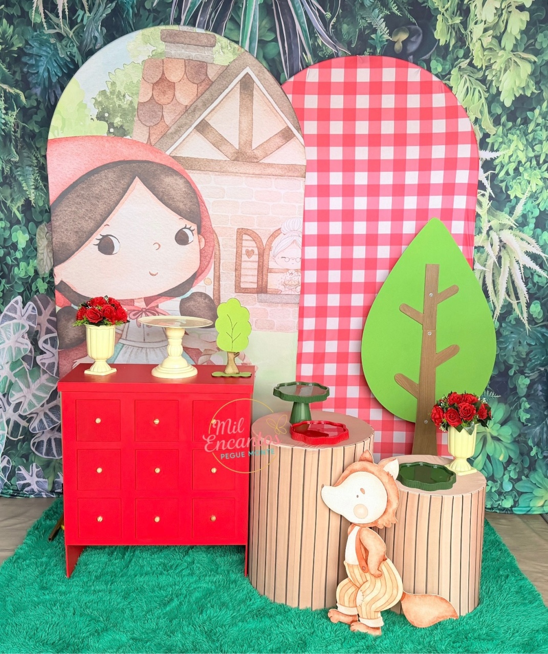 Kit Inspiração - Chapeuzinho Vermelho Romano - Mil Encantos Pegue e monte