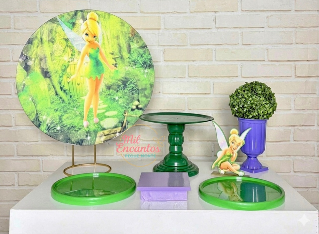 Kit Mesa - Tinker Bell ( Sininho) - Mil Encantos Pegue e monte