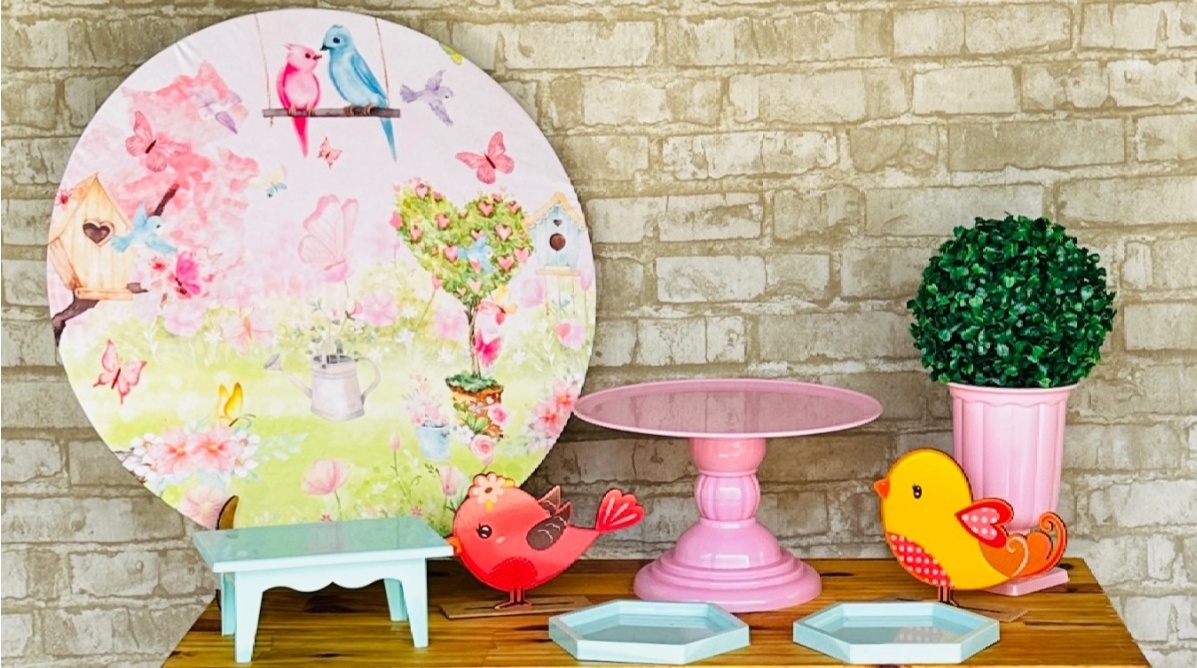 Kit de Mesa Ma - Jardim Encantado - Mil Encantos pegue e monte