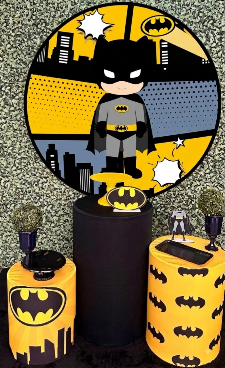 Batman Cute - Kit Padrão (Cópia 1) - Mil Encantos pegue e monte