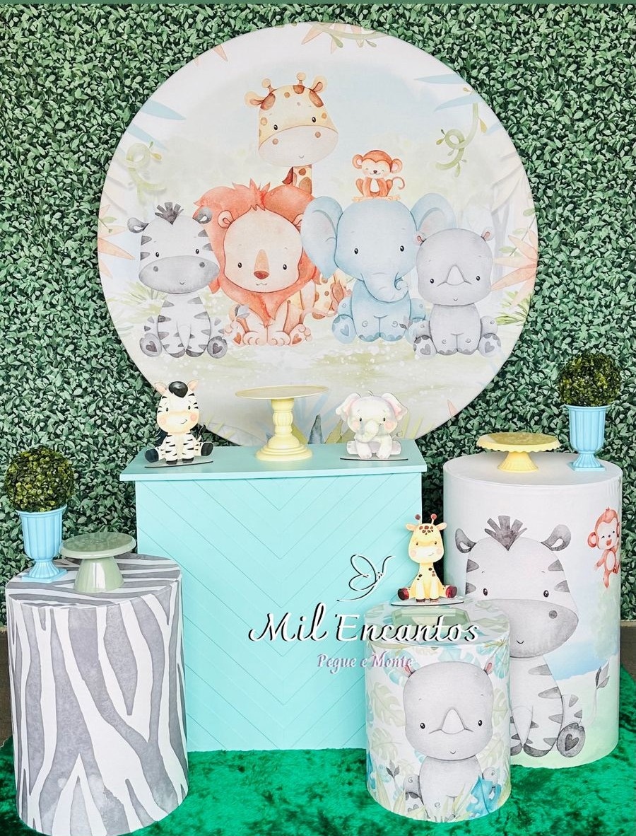 Kit Inspiração - Safari Blue - Mil Encantos Pegue e monte