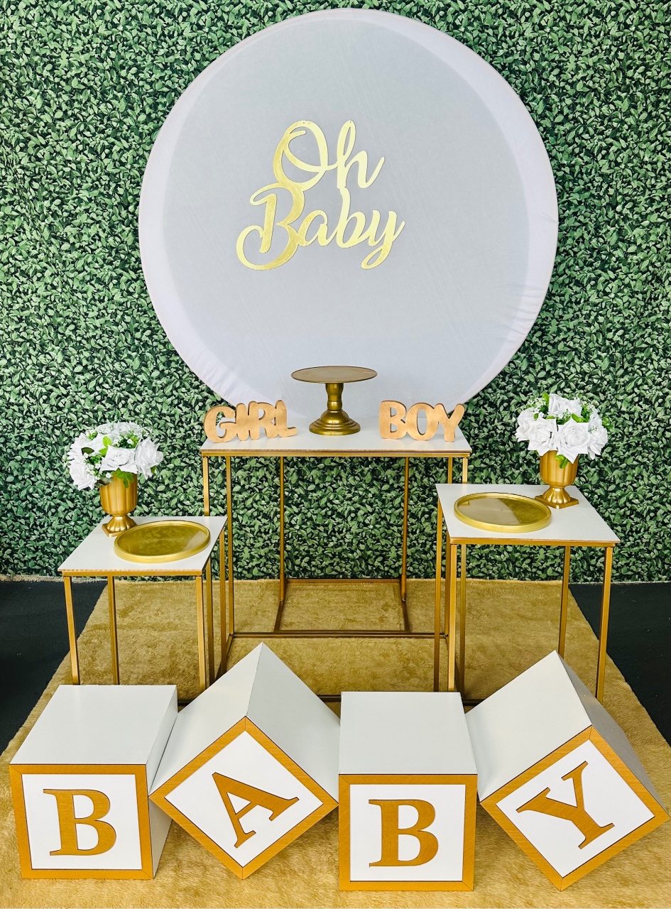 Kit Inspiração -  Revelação Branco/Dourado - Mil Encantos Pegue e monte